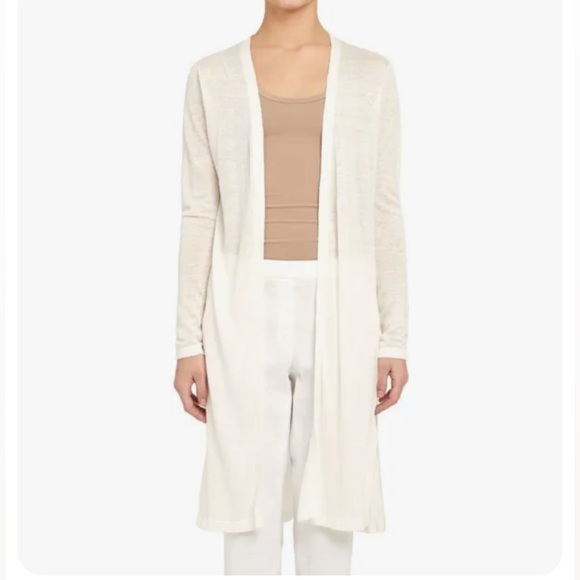 Theory Torina S Parchment Sag Harbour Cardigan NWT